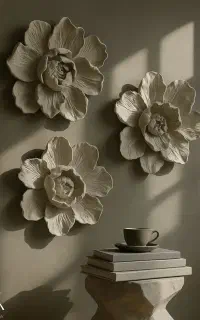 دیوارکوب گل