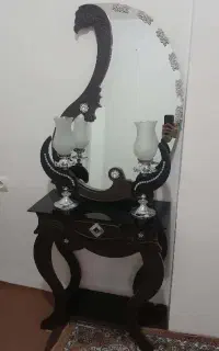 آیینه و شمعدان در حد نو