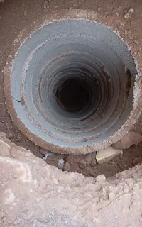 چاه کن چاه فاضلاب وچاه ارت وغیره