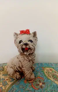 مجسمه سگ بامزه
