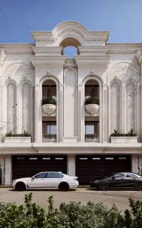 طراحی نما داخلی پلان روف گاردن نقشه کشی اجرا
