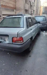 پراید نقره ای
