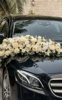 ماشین آرایی . دسته گل عروس ( تشریفات ارکیده )