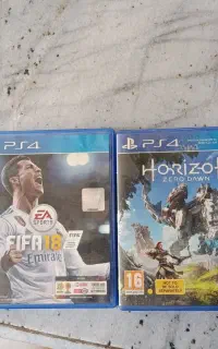 دیسک بازی ps4 فیفا ۱۸ و horizon zero dawn