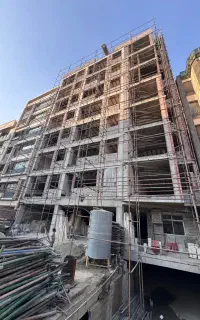 Metal scaffolding of the new structure داربست فلزی