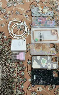 کله شارژر و کابل و تبدیل و قاب گوشی آیفون