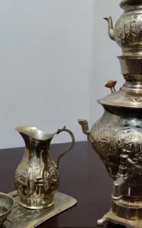 ست سماور برنجی مینیاتوری