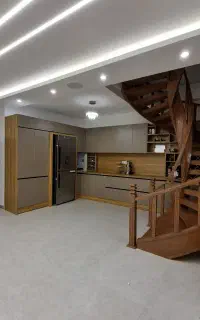 کابینت کمد دکوراسیون ام دی اف پله چوبی ساخت تعمیر