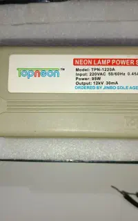ترانس نئون 12 هزار ولت کم کار وسالم