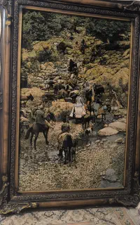 یک عددتابلو فرش کوچ عشایر