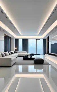 کابینت، کناف نورپردازی،کاغذدیواری