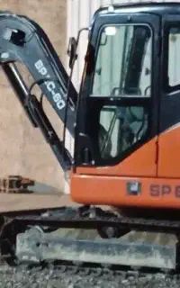 بیل مینی بیل خاک برداری گودبرداری حمل نخاله