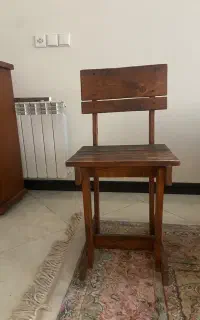 صندلی چوبی ۲ عدد