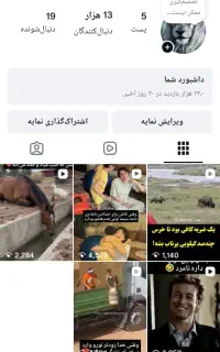 پیج اینستاگرام 13هزار فالور