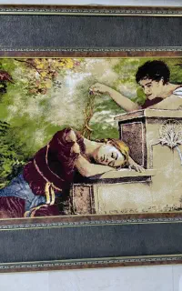 تابلو فرش رومئو و ژولیت