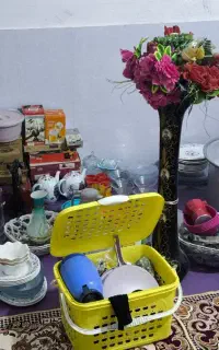 مقداری لوازم آشپزخانه