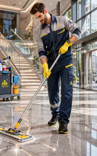خدمات نظافت تخصصی ساختمان و راه پله