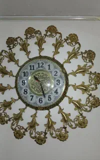 ساعت دیواری برنجی