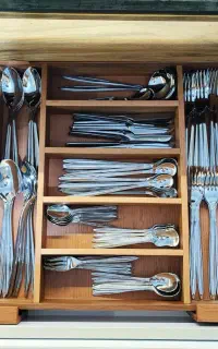 جا قاشقی داخل کابینت تک و عمده