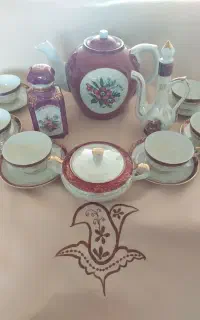 سرویس چایخوری قدیمی