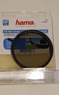 فیلتر پولاریزه ۶۷ میلیمتری hama