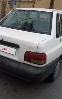 پراید سفید 84