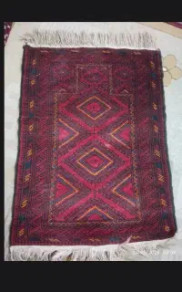 قالیچه دستباف ابریشم افغان