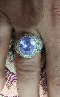 انگشتر نقره آماتیس