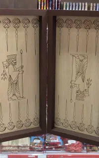 تخته نرد چوبی دست ساز طرح هخامنشی