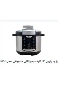 پلوپز و بخار پز،سرخ کن،و..برند دلمونتی