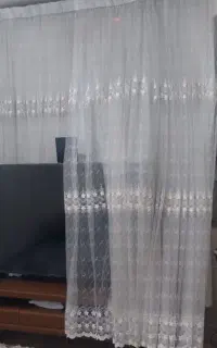 پرده تور۱۲متره برا پنجره ۳متری