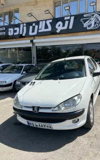 اتو کلانزاده پژو ۲۰۶ v20 سفید مدل ۸۹