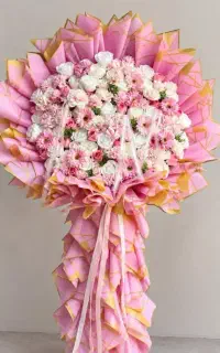عروسک وارداتی دسته گل باکس گل های خواستگاری