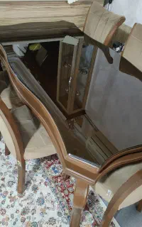 میز و صندلی غذاخوری ۶نفره چوب راش