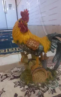 خروس مجسمه پلی استر