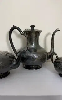 تی ست سه تیکه کانادایی روکش اب نقره