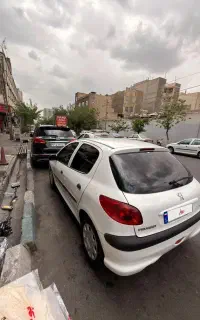 پژو ۲۰۶ تیپ۲ مدل ۱۳۹۶ شاسی پلم