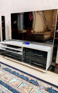 فقط میز تلویزیون ام دی اف گلاسه ساخت سفارشی