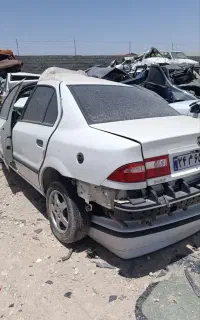 سمند تصادفی مدل ۹۶ موتور ای اف سون دوگانه کارخانه