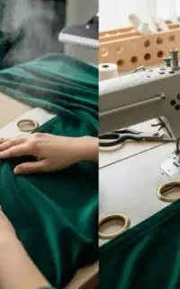 خیاط خانم و اتوکارخانم برای کار در پرده فروشی