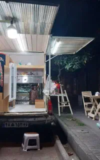 فروش وانت با وسایل فست فود