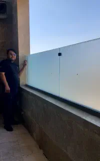 شیشه بری در محل وسیار