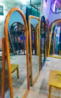 آینه قدی . سکوریت. درب فرم لس