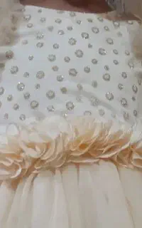 لباس عروسی نباتی بچه گانه