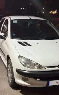 پژو 206 تیپ 5 بی رنگ