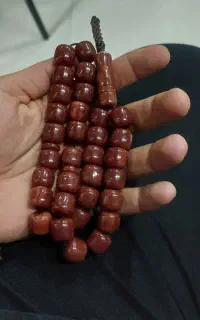 تسبیح سندلوس شکلاتی کهنه آلمانی