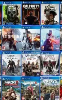 نصب بازی PS4  و فروش اقساط کنسول و موبایل