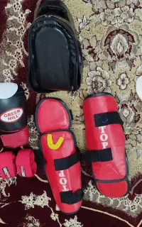 لوازم رزمی کیک بوکس لثه کلاه بوکس کمربند رزمی