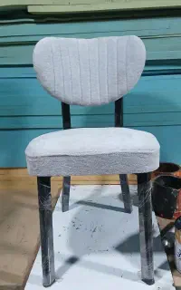 صندلی صدف پارچه تدی