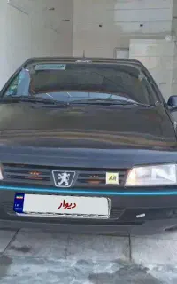 پژو 405 مدل 83 مشکی شاسی پلمب